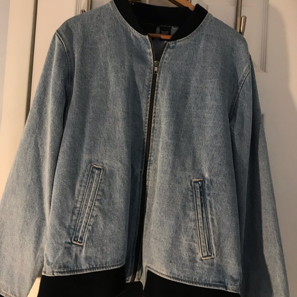 oversized jean jacket from American apparel!